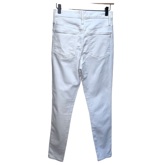 Madewell 10" High-Rise Skinny Jeans White Size 28 - Picture 4 of 13